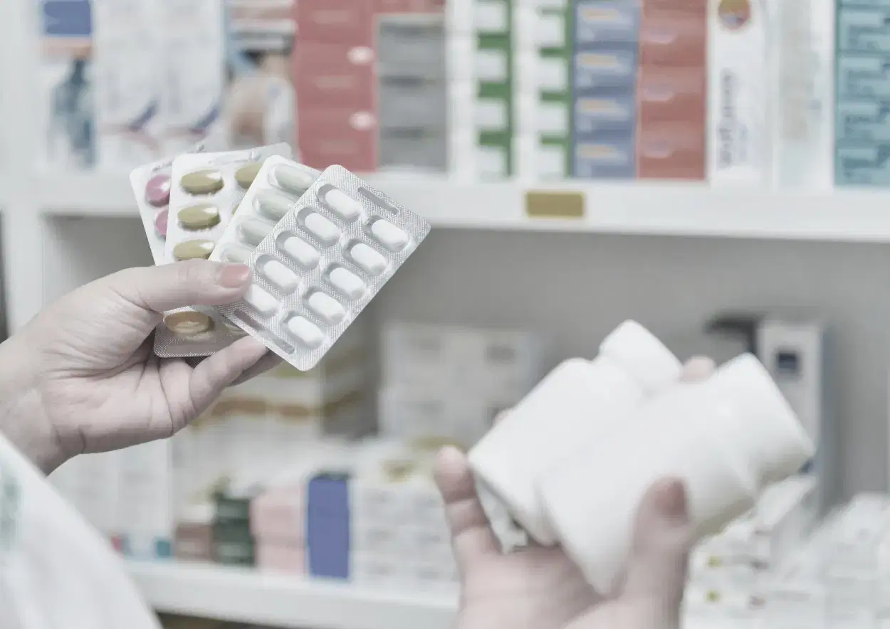 Pharmaceutical products being verified